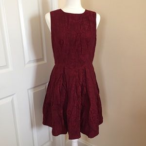 Beautiful crimson sleeveless dress. Size 8, NWT